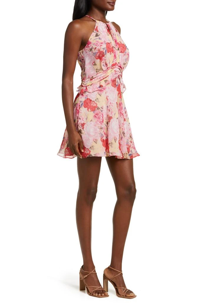 FLORET STUDIOS Floral Ruffle Waist Dress 3