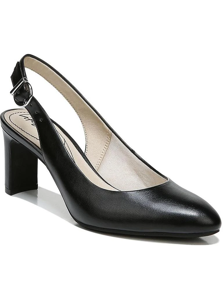 LifeStride Gigi Sling  Womens Cushioned Footbed Slip On Dress Heels 1