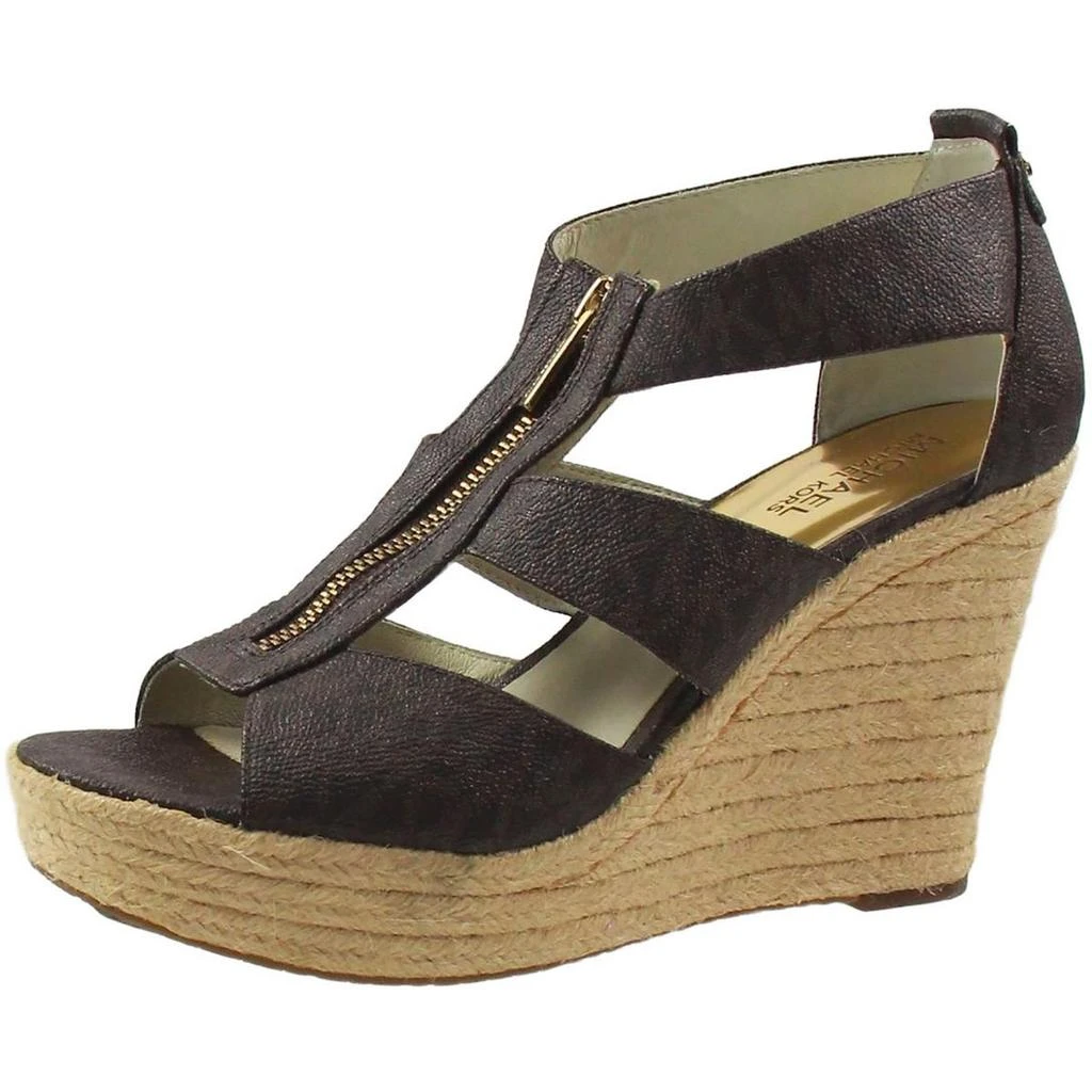 Michael Kors SV14K Womens Pattern Manmade Wedge Heels 1