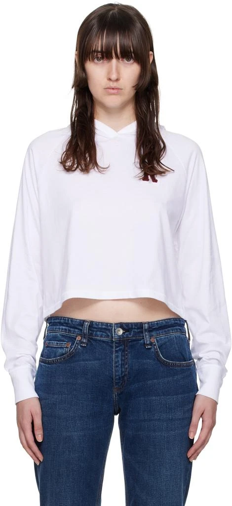 Rag & Bone White Principal Hoodie 1