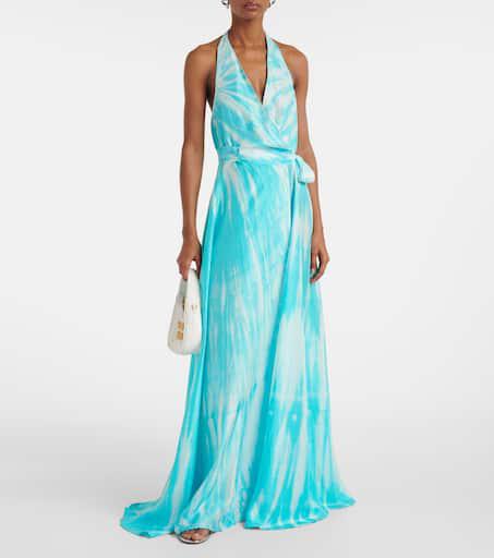 ANNA KOSTUROVA Silk maxi dress