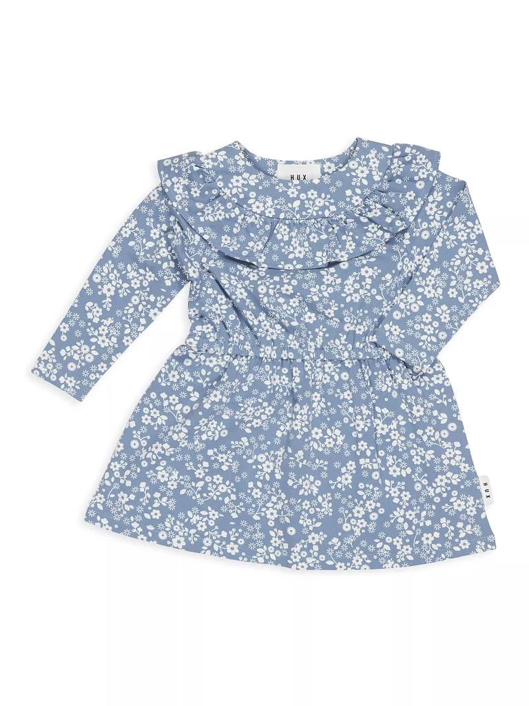 Huxbaby Baby Girl's ,Little Girl's & Girl's Floral Frill Dress 2