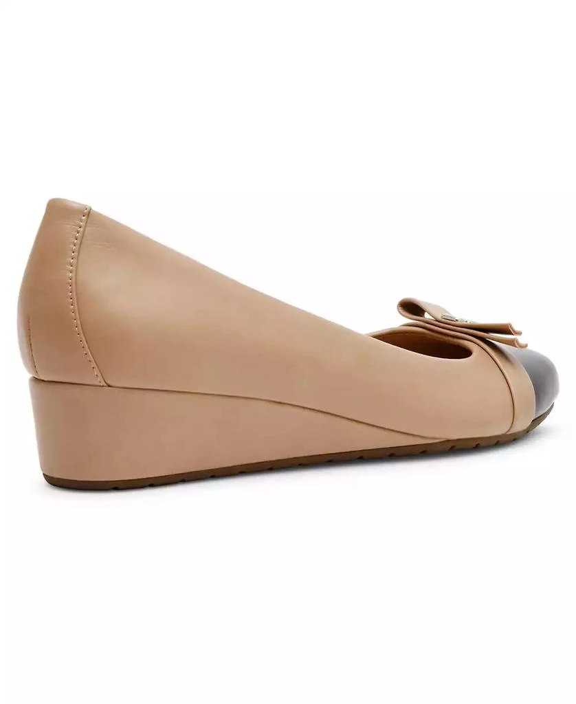 Anne Klein Women's Mesa Bow Detail Wedge Ballet Flats 14