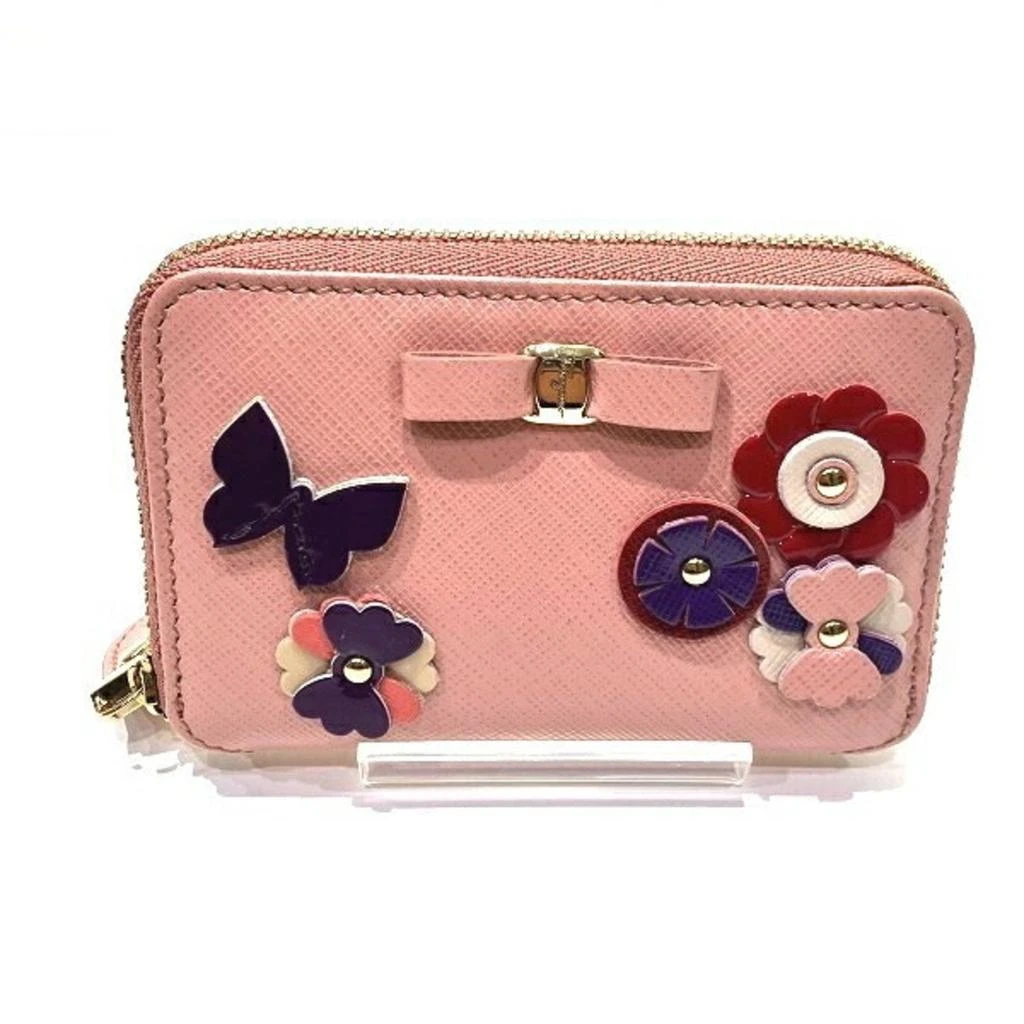 Salvatore Ferragamo Leather Coin Purse/Coin Case (Pre-Owned) 1