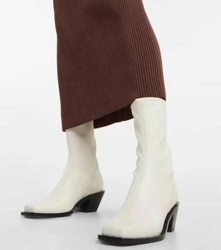 Jonathan Simkhai Livvy faux leather ankle boots 4