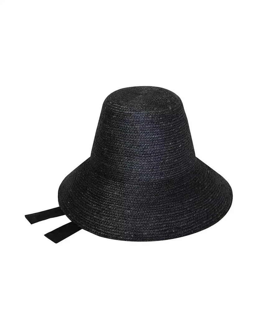 Brunna.co The Meg Jute Straw Hat In Black