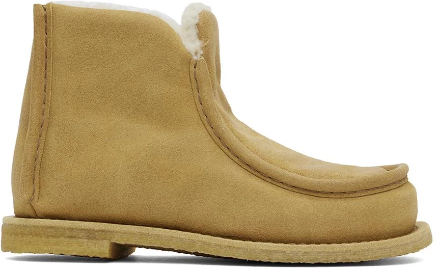 JW Anderson Beige Padded Boots 1