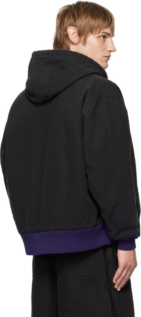 Needles Black Zipped Work Hoodie 3