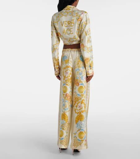 Versace Underwater Barocco crop top 3