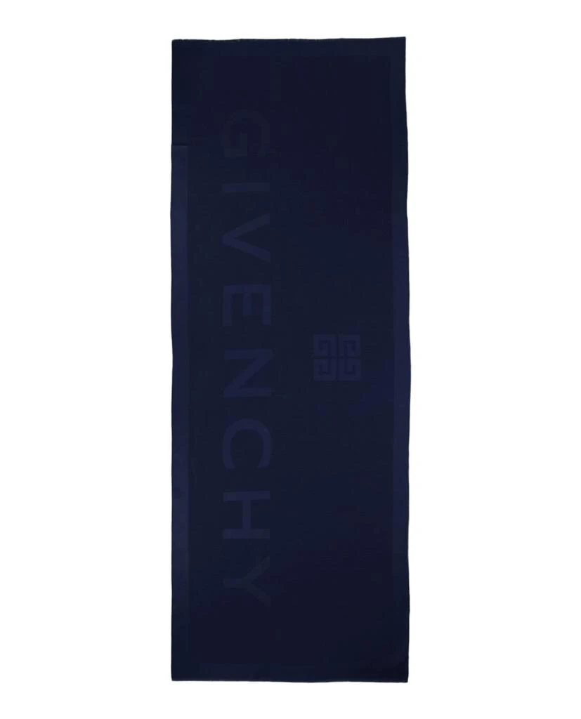 Givenchy Wool Blend Logo Scarf 1