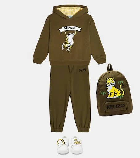 Kenzo Baby cotton-blend fleece hoodie 2