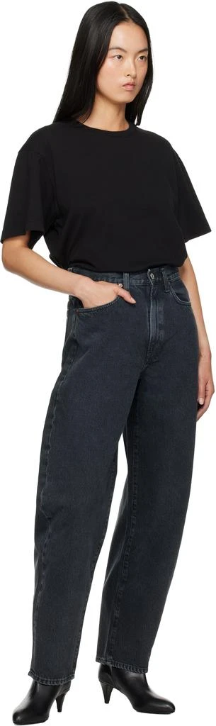 AGOLDE Black Balloon Jeans 4