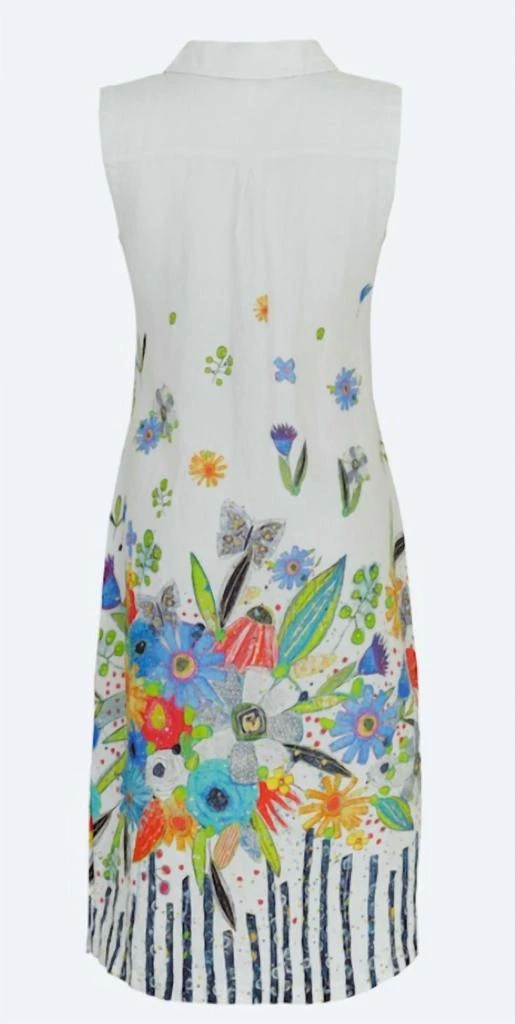 Shop Dolcezza - Sleeveless Linen Dress New Bouquet Coming Soon on Sale at  BeyondStyle  Get 49% Off Dolcezza - Sleeveless Linen Dress New Bouquet  Coming Soon with Limited-Time Flash Deals, Exclusive