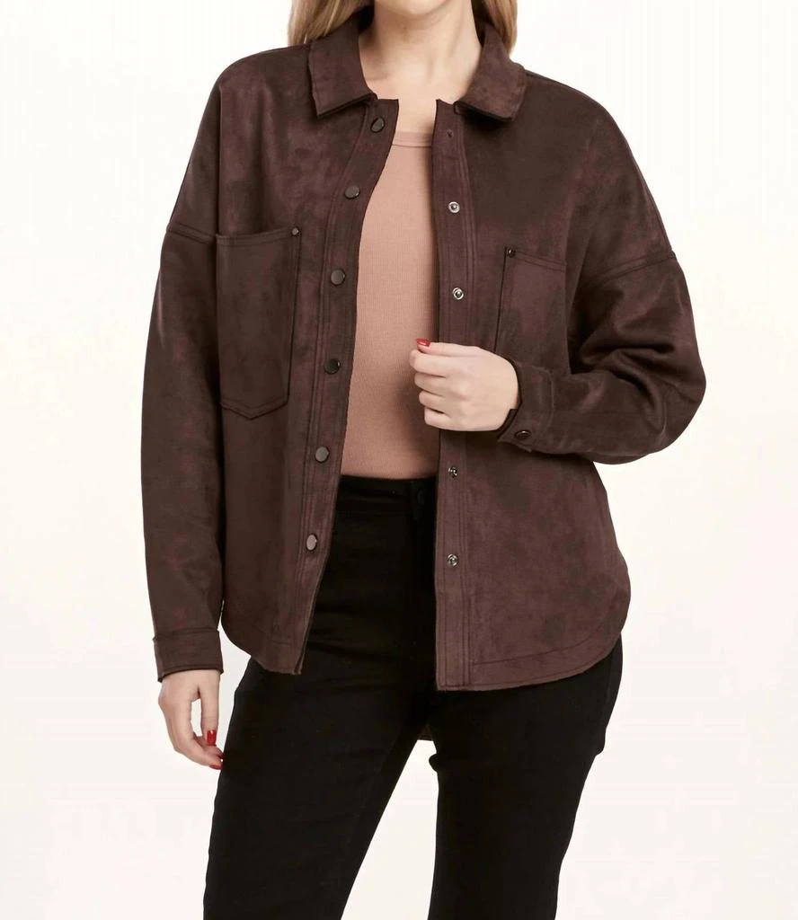 Dear John Denim Dear John Denim - Gina Suede Shirt Jacket