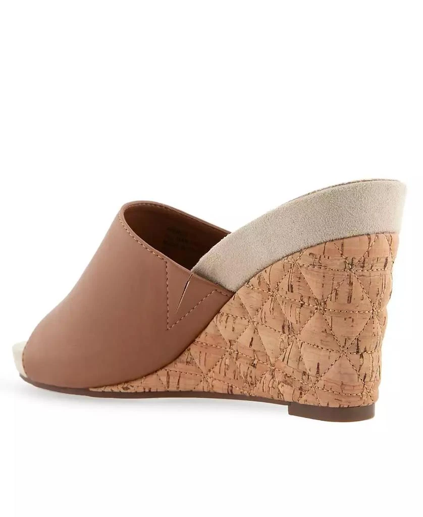 Aerosoles Women's Pierce Open Toe Wedge Sandals 6