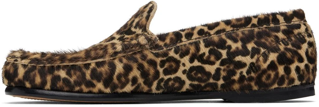 A.P.C. Black & Tan Swan Loafers 3
