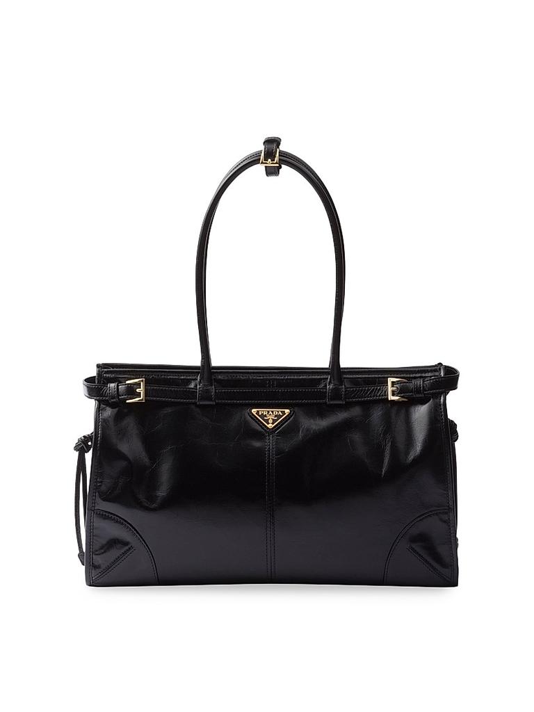 Prada Sand shearling crossbody bag - Crossbody Bags