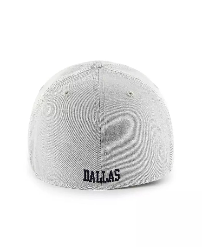 47 Brand Men's Gray Dallas Cowboys Gridiron Classics Franchise Legacy Fitted Hat 3