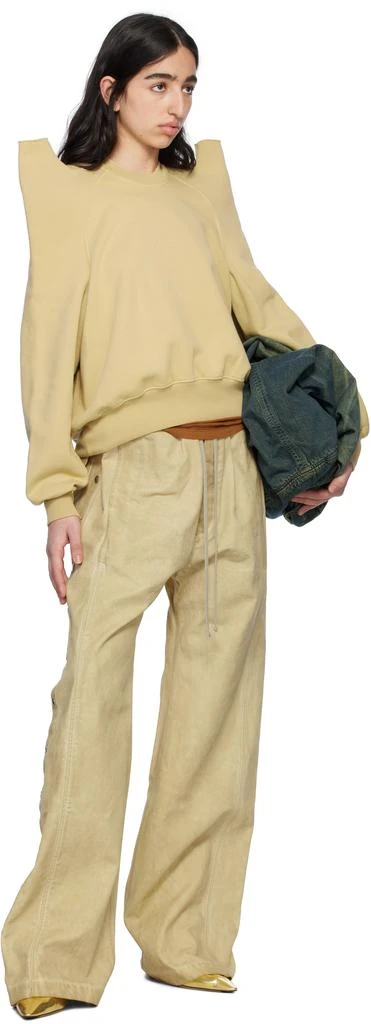 Rick Owens Beige Hollywood Tecsweat Sweatshirt 4