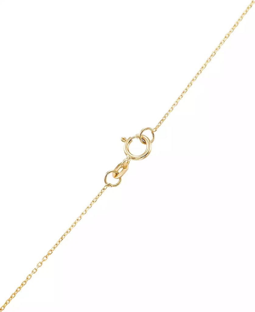 Macy
s High Polished Stirrups Necklace in 10k Yellow Gold 2