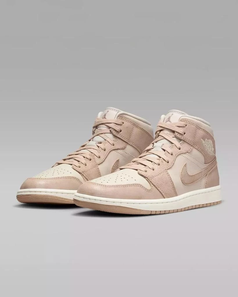 NIKE Air Jordan 1 Mid SE FJ3448-200 Sneakers WoLight Brown Shoes RHS5409 from Premium Outlets