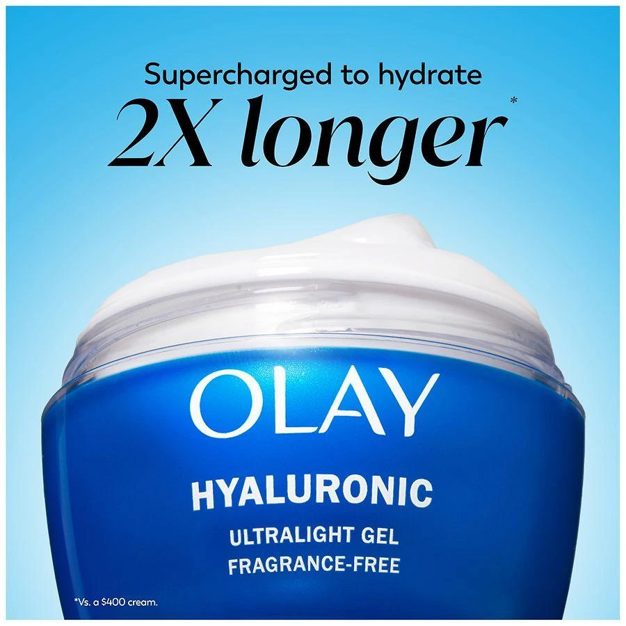 Olay Hyaluronic Acid Face Moisturizer, Instant Hydration for Women No Scent 5