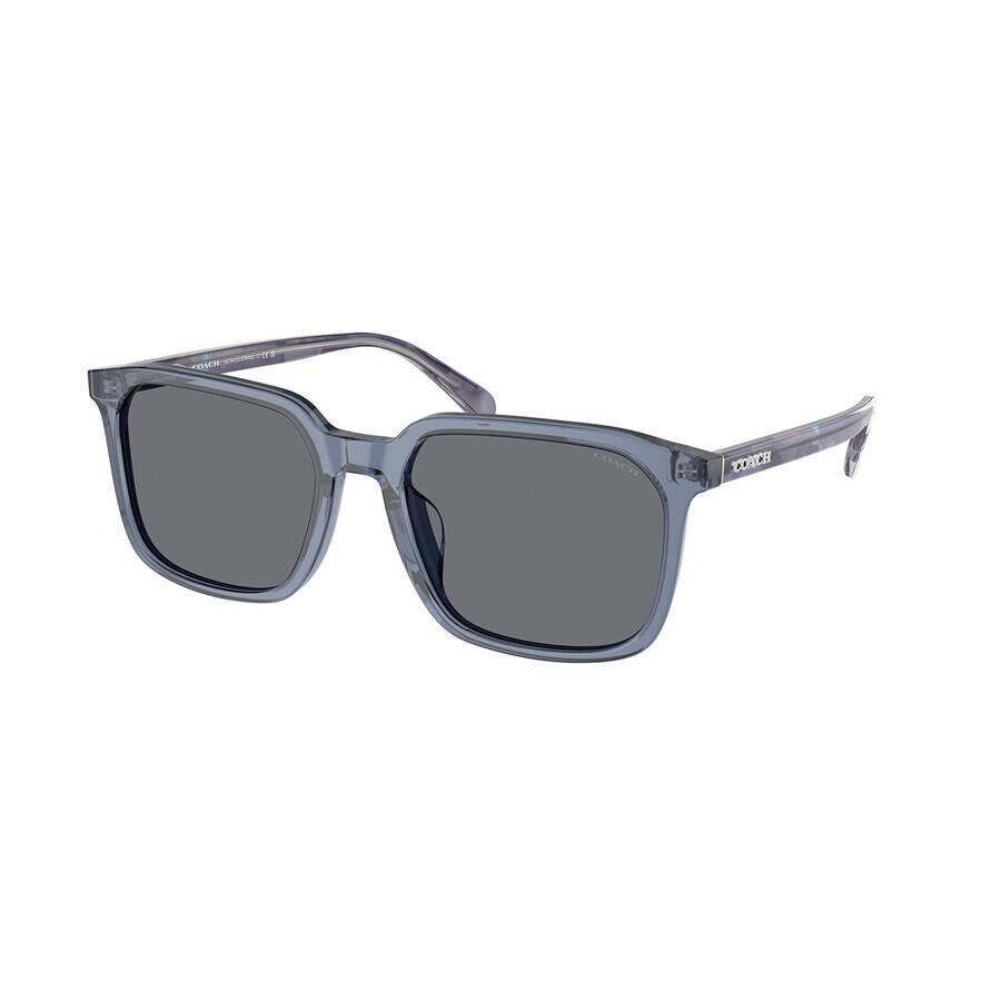 Coach Blue Square Men's Sunglasses HC8411U 582087 55