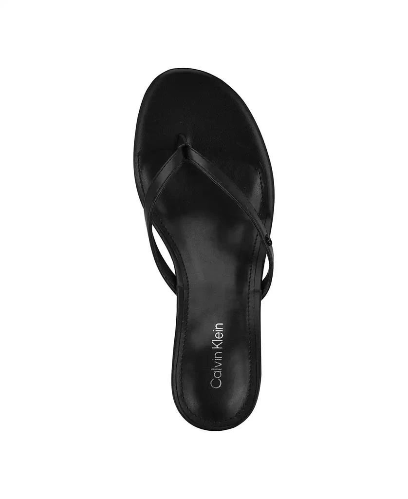 Calvin Klein Women's Opelle Tapered Kitten Heel Sandals 4