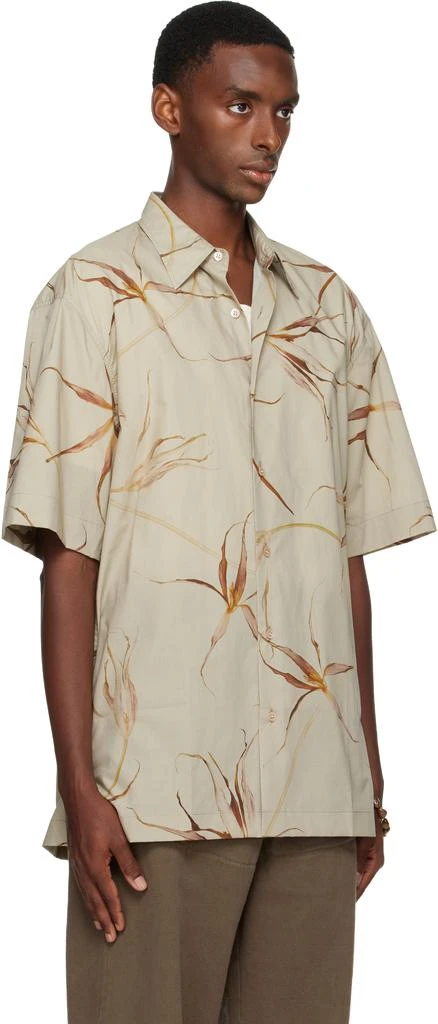 Dries Van Noten Beige Floral Shirt 2