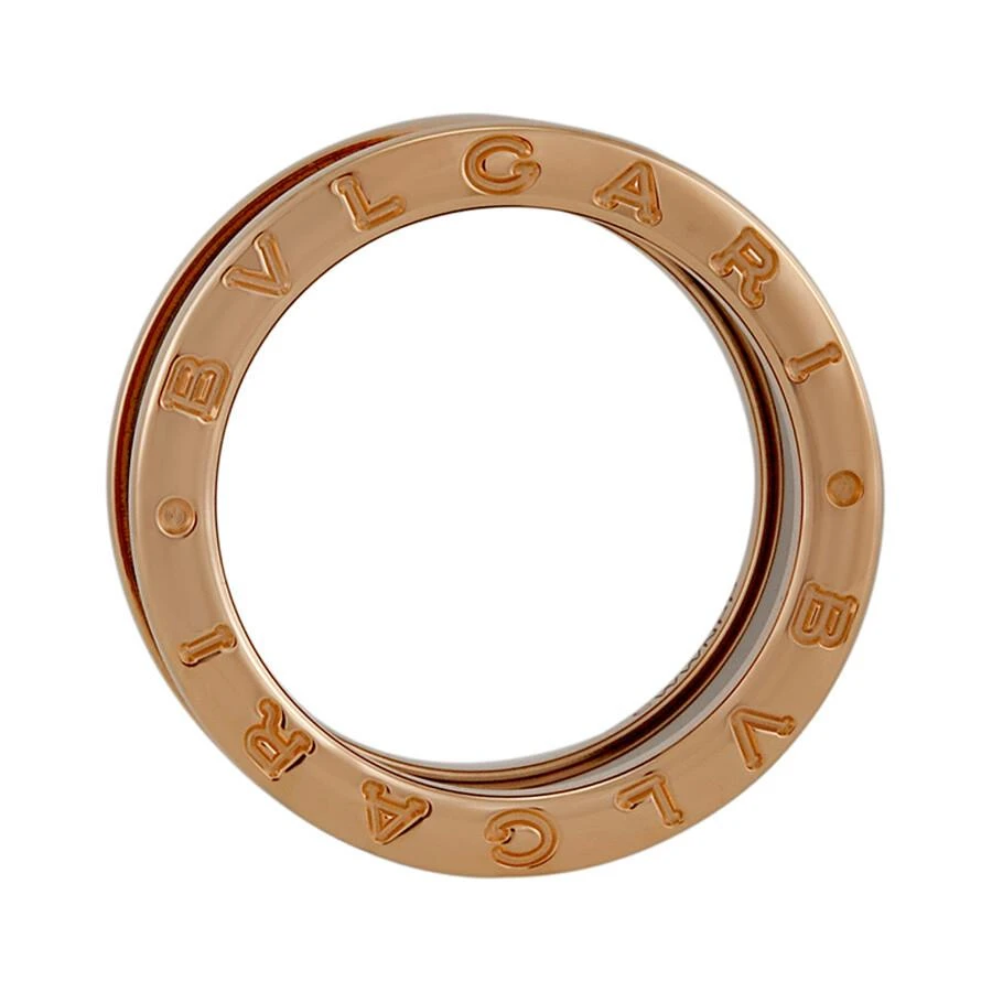 BVLGARI B.Zero1 4-Band 18 kt Rose Gold and Black Ceramic Ring 3