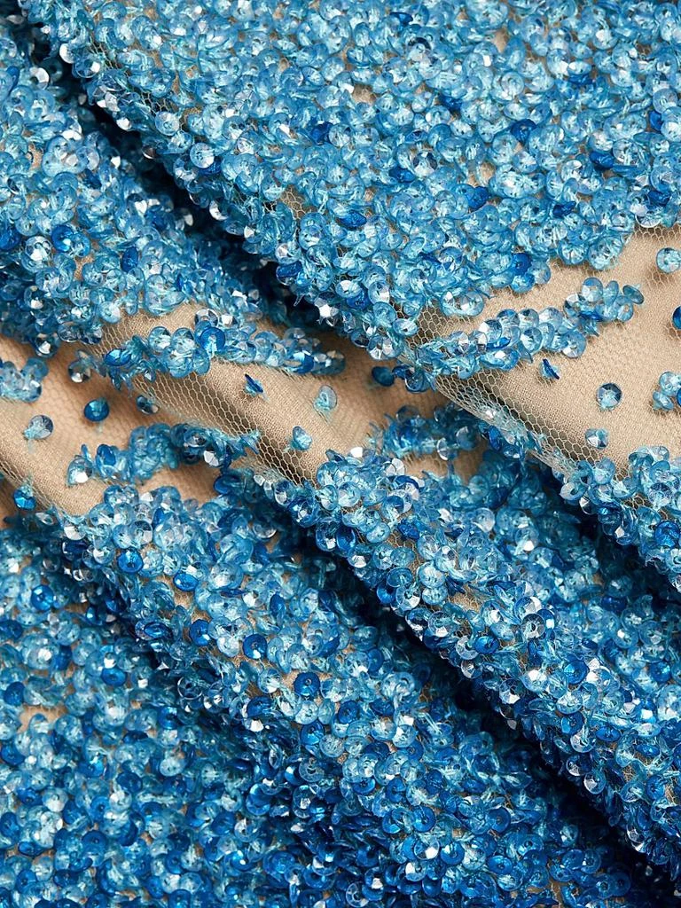 Pamella Roland Sequined Ombré Gown 7