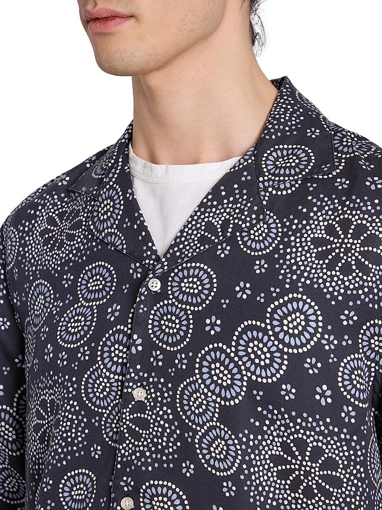 Officine Générale Eren Dots Camp Shirt 6