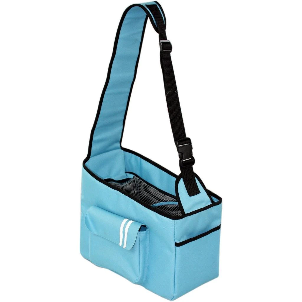 Pet Life Over-The-Shoulder Back-Supportive Fashion Sporty Pet Dog Carrier w/ Pouch 6