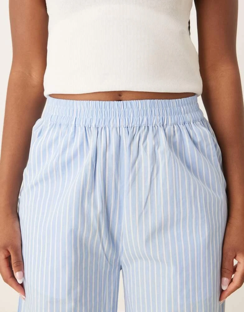 Luna Luna oversized wide leg pyjamas in striped blue 2