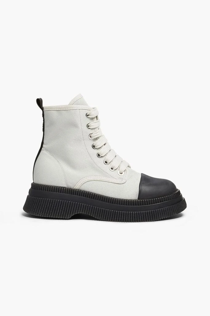 Ganni Canvas ankle boots 1