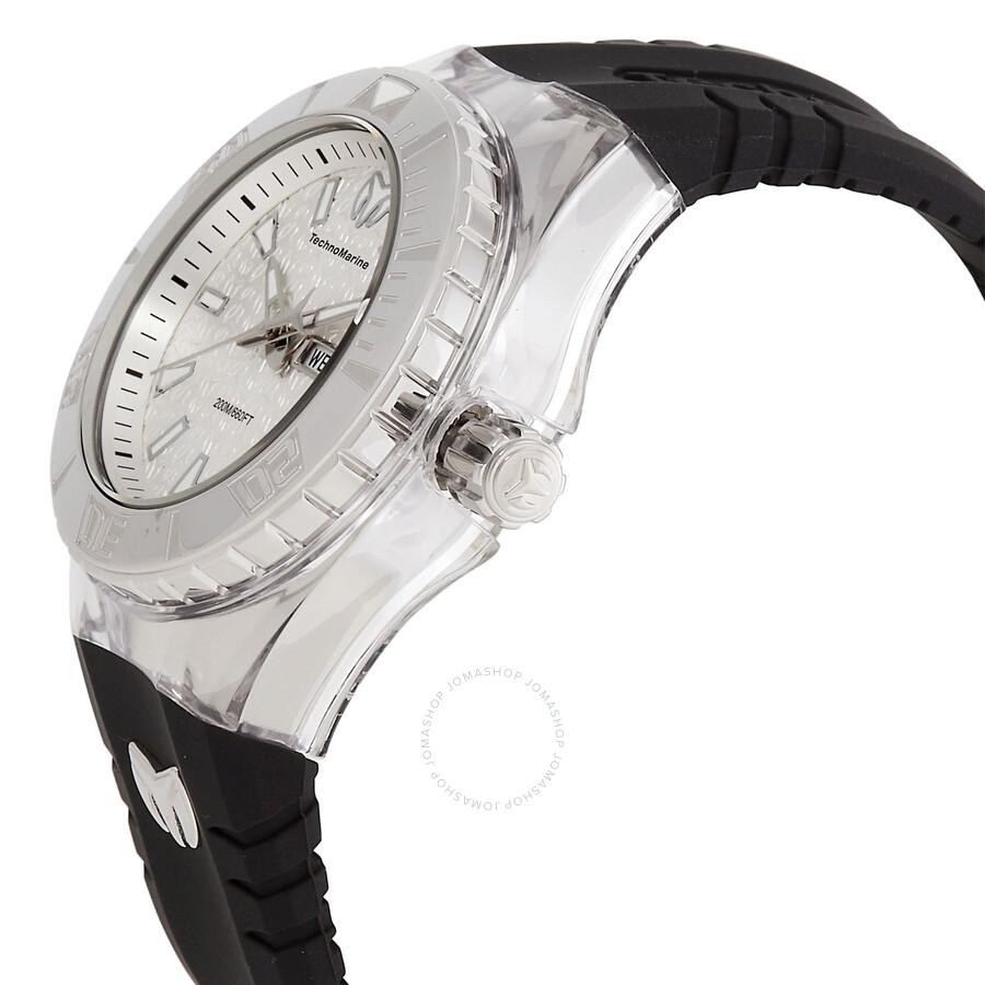TechnoMarine Cruise Monogram Date Day Quartz Silver Dial Men's Watch TM-122007