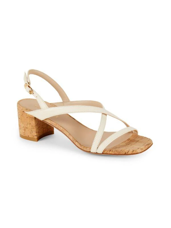 Stuart Weitzman Oasis 50MM Leather Sandals 2
