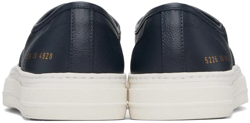 Common Projects Navy Four Hole Sneakers 2