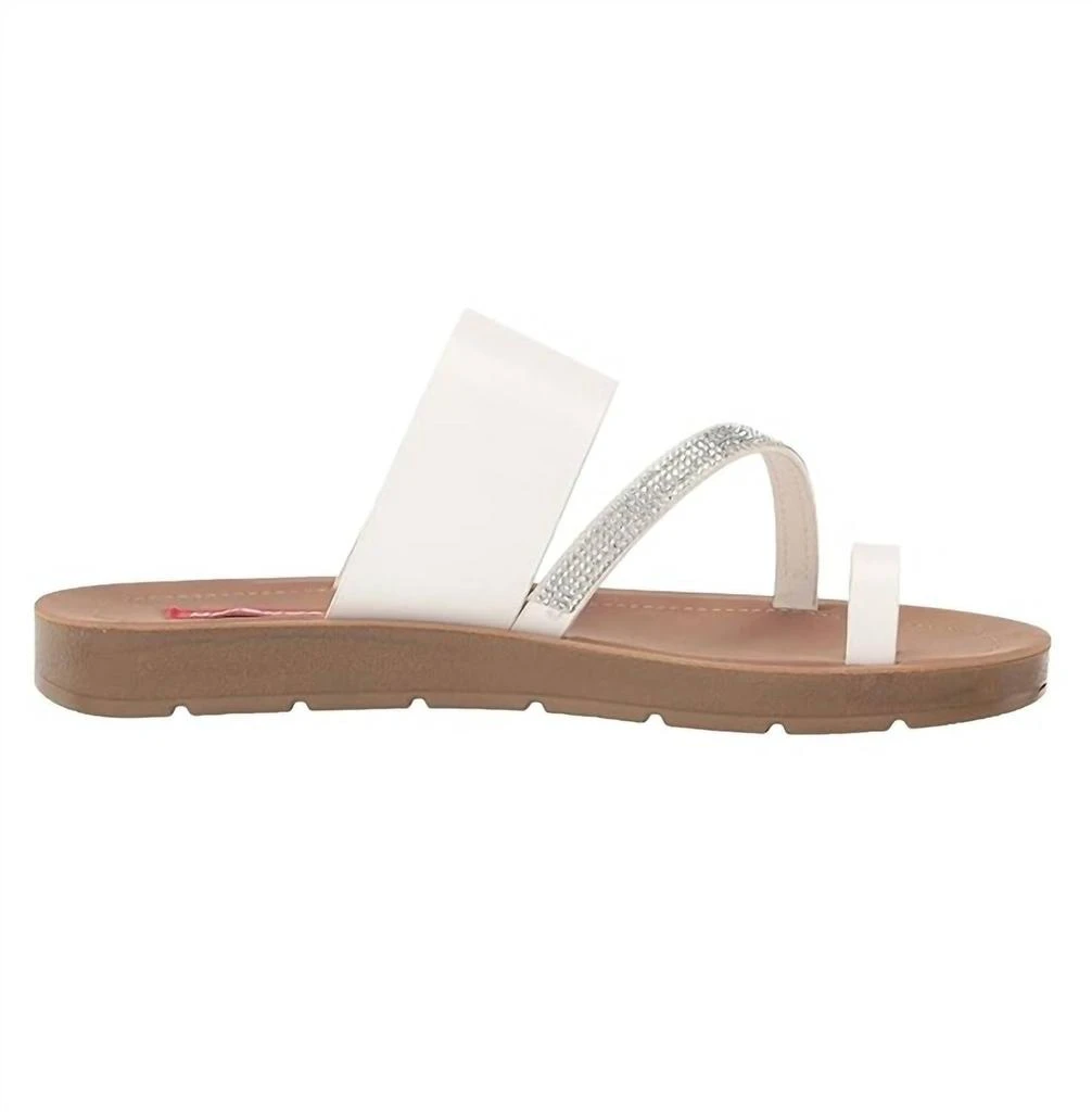 UNIONBAY Women's Sasha Sandal In White 2