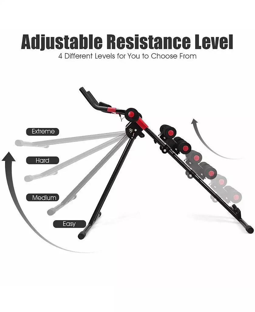 VEBREDA Abdominal Workout Equipment with LCD Monitor for Home Gym 4