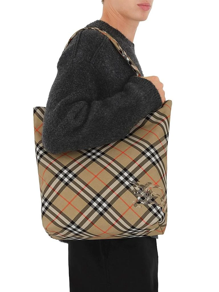 Burberry Equestrian Knight Check Tote Bag 3