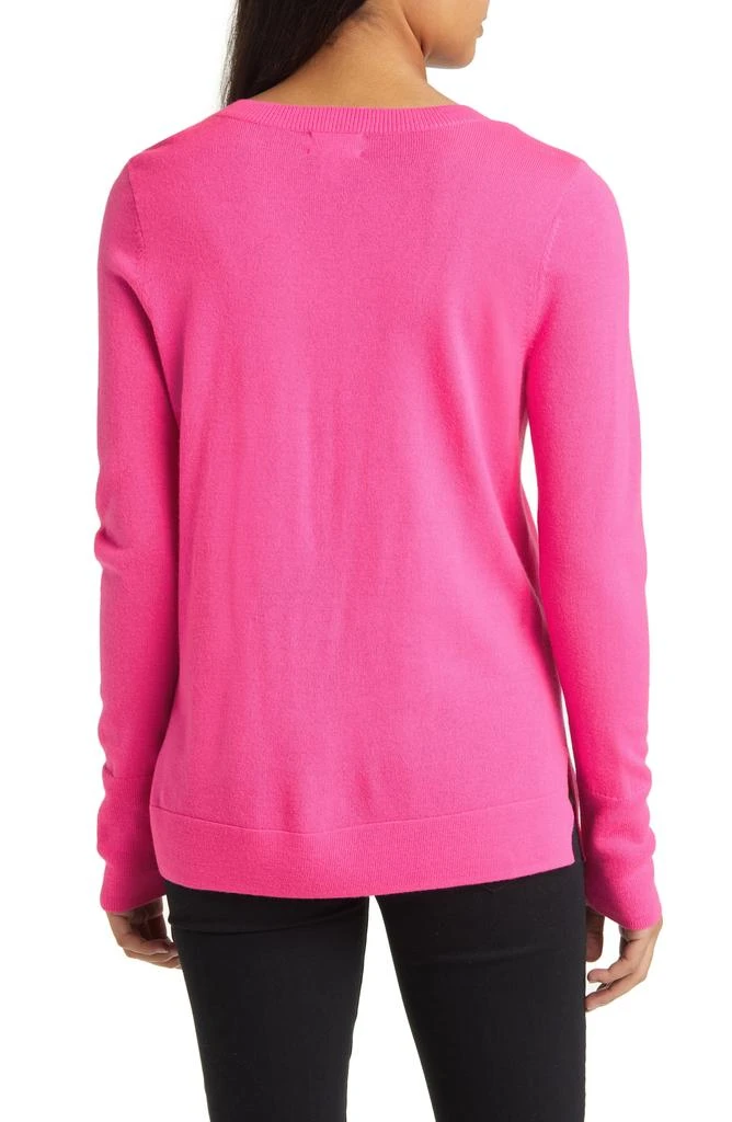 Caslon Wool Blend V-Neck Sweater 2