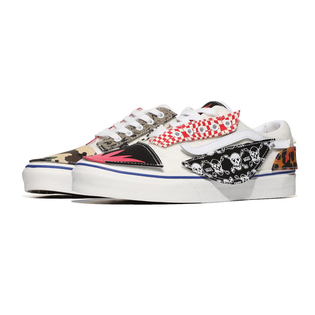 Vans Premium Authentic 44 Duck Canvas Sneakers White / Red