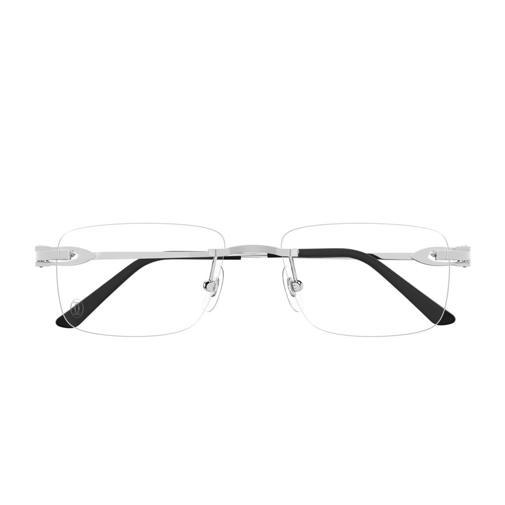 Cartier Eyewear Cartier Ct0521o C De Cartier 002 Silver Glasses