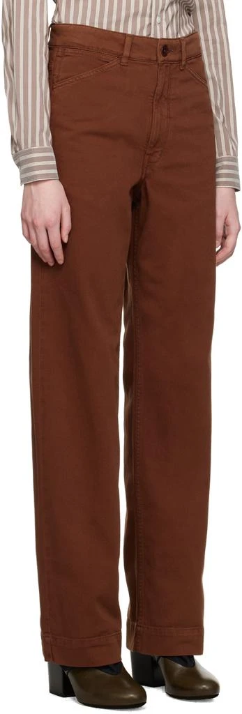 Lemaire Brown Relaxed-Fit Jeans 2