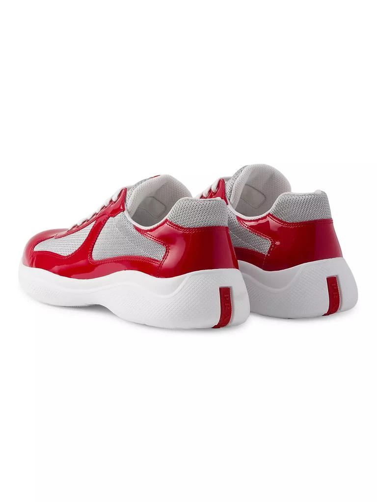 Prada Men's America's Cup Patent Leather Sneakers 3