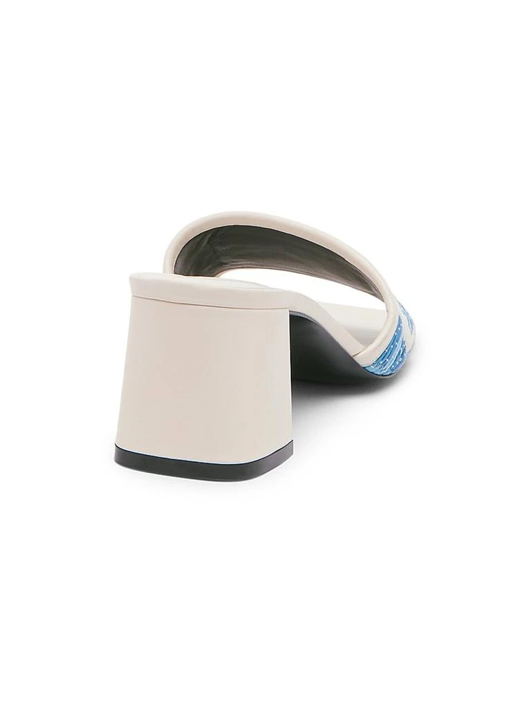 Versace Athena 50MM Raffia Mules 4