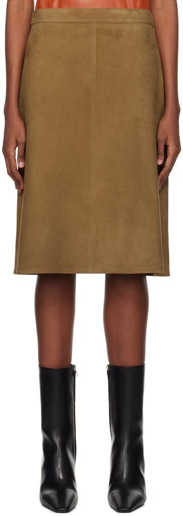 スカート Ferragamo Leather Pleated Midi Skirt Salvatore Ferragamo Leather Pleated Midi Skirt - Dresses