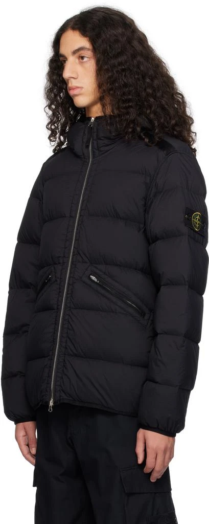 Stone Island Black Seamless Tunnel Nylon Down Jacket 4