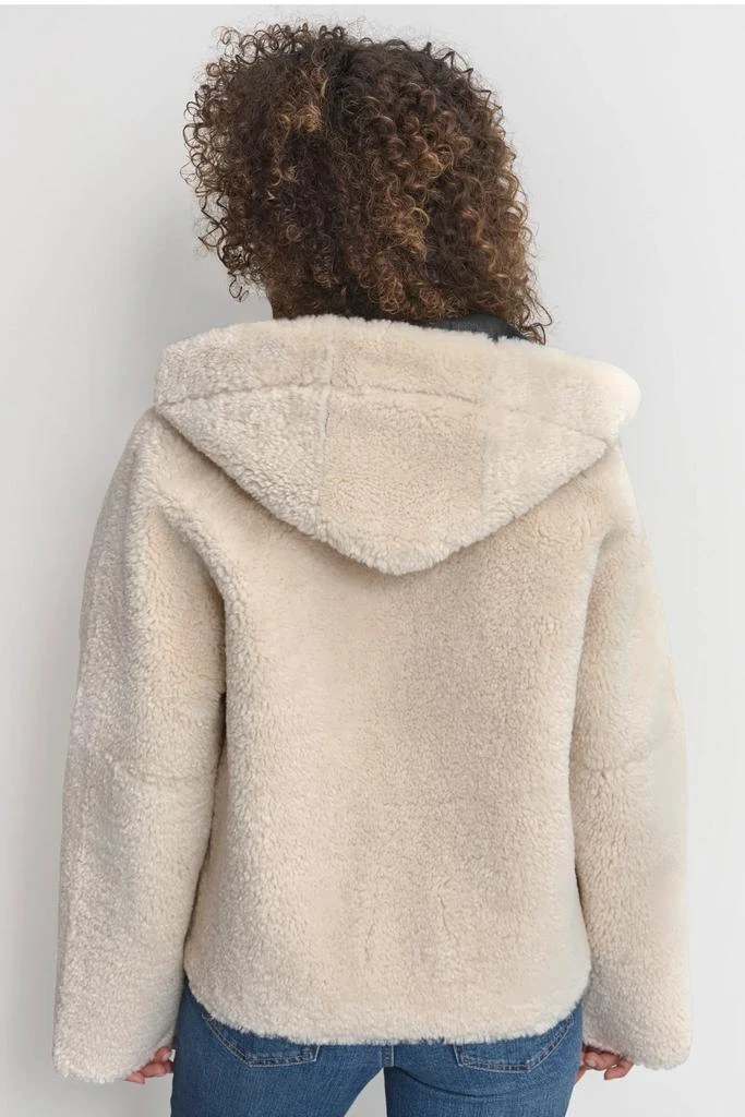 DKNY REVERSIBLE FAUX SHEARLING JACKET 2